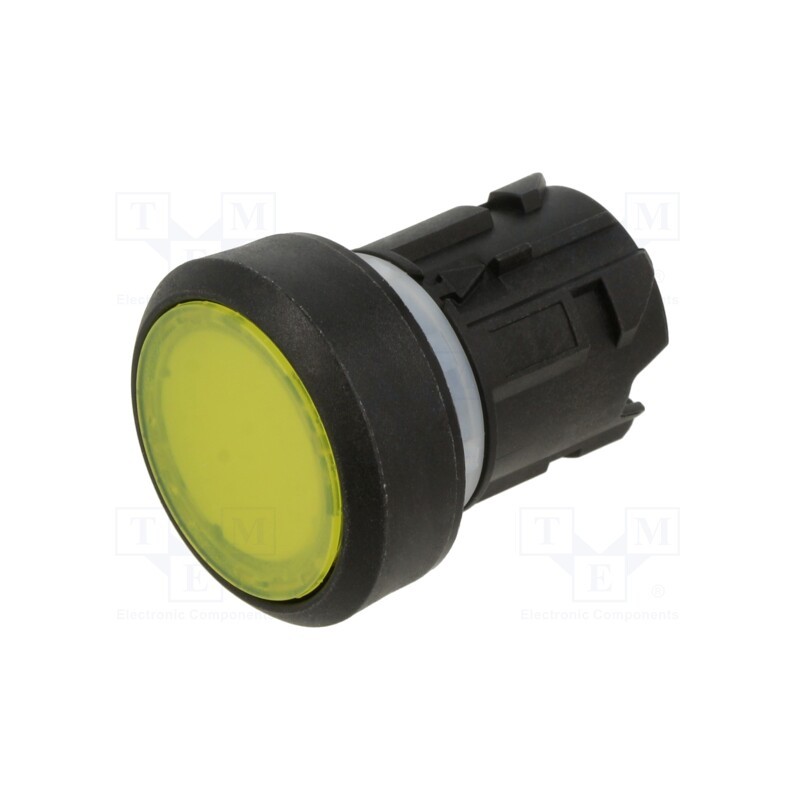 1 pcs x SIEMENS - 3SU1001-0AB30-0AA0 - Switch: push-button, 22mm, Stabl.pos: 1, yellow, yes, flat, Pos: 2