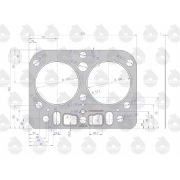 Head gasket silicone 42022090 c 330 original