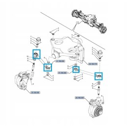 New Holland T6 tie rod end eye