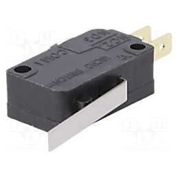 1 pcs x HONEYWELL - V7-1B17D8-022 - Microswitch SNAP ACTION, 10A/250VAC, with lever, SPDT, ON-(ON)