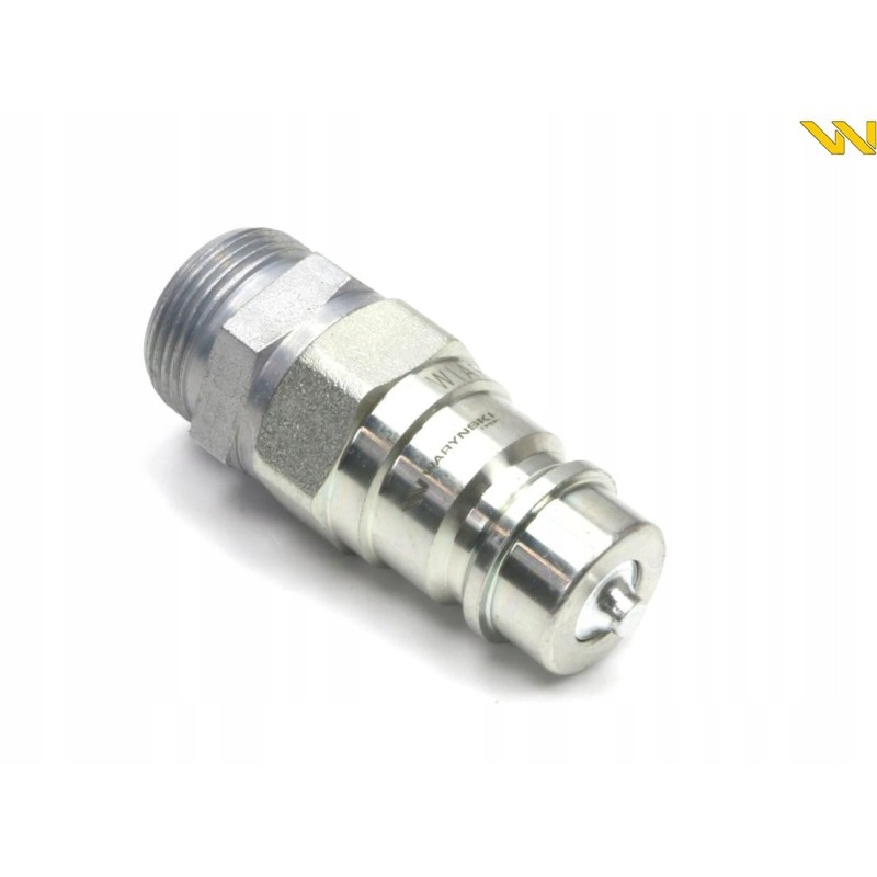 Hydraulic quick connector, ISO 7241 and Euro plug