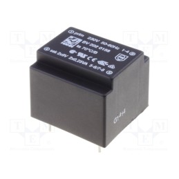 1 pcs x HAHN - BV 202 0158 - Transformer: encapsulated, 0.5VA, 230VAC, 9V, 9V, 28mA, 28mA, PCB