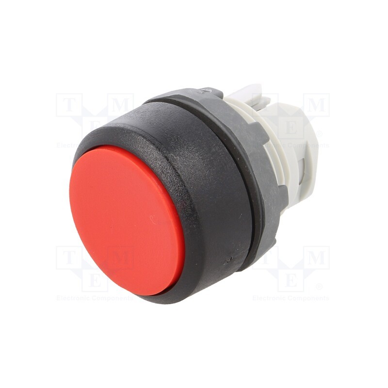 1 pcs x ABB - 1SFA611100R1001 - Switch: push-button, 22mm, Stabl.pos: 1, red, none, IP66, flat, Pos: 2