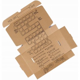 Spatial cardboard eco-puzzle with insects and a spider