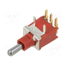 1 pcs x E-SWITCH - 200AWMSP3T2A1M6RE - Switch: toggle, Pos: 3, SP3T, ON-OFF-ON, 0.02A/20VAC, 0.02A/20VDC