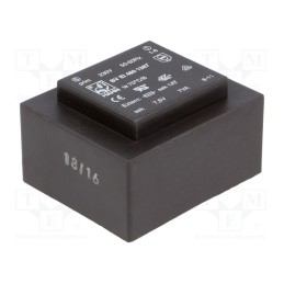 1 pcs x HAHN - BV EI 480 1387 - Transformer: encapsulated, 7VA, 230VAC, 7.5V, 933mA, PCB, BVEI