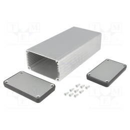 1 pcs x HAMMOND - 1455K1601 - Enclosure: with panel, 1455, X: 78mm, Y: 160mm, Z: 43mm, aluminium