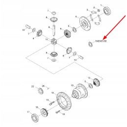 Ft300 38 198 gear wheel washer