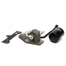 Oil filter converted from two-stage to pp can