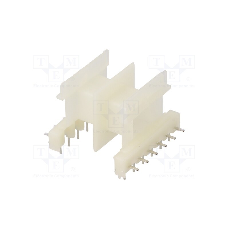 1 pcs x WEISSER - WE-1413H - Coil former: with pins, plastic, No.of term: 12, Poles number: 2