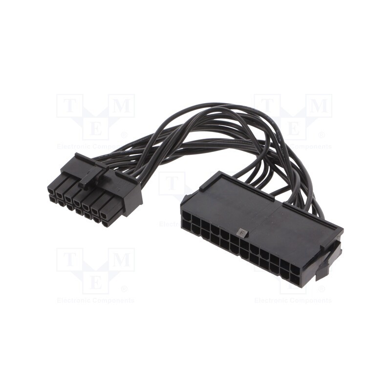 1 pcs x AKYGA - AK-CA-77 - Cable: mains, 14pin male,ATX female 24pin, 0.1m
