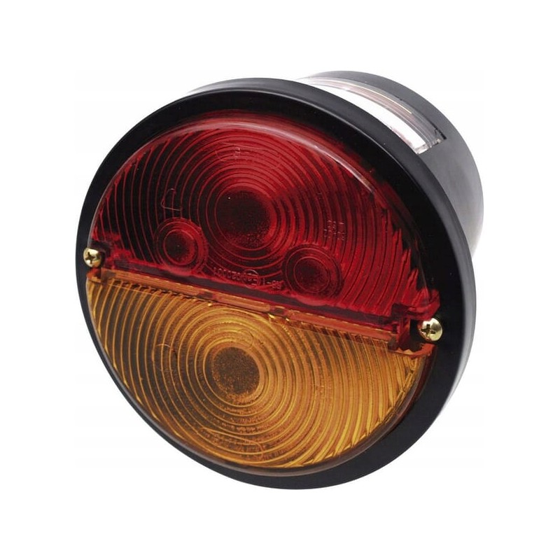 Left rear lamp, round, oe132mm, screwed on