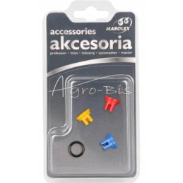 A set of 3 commercial herbicide nozzles fits everything