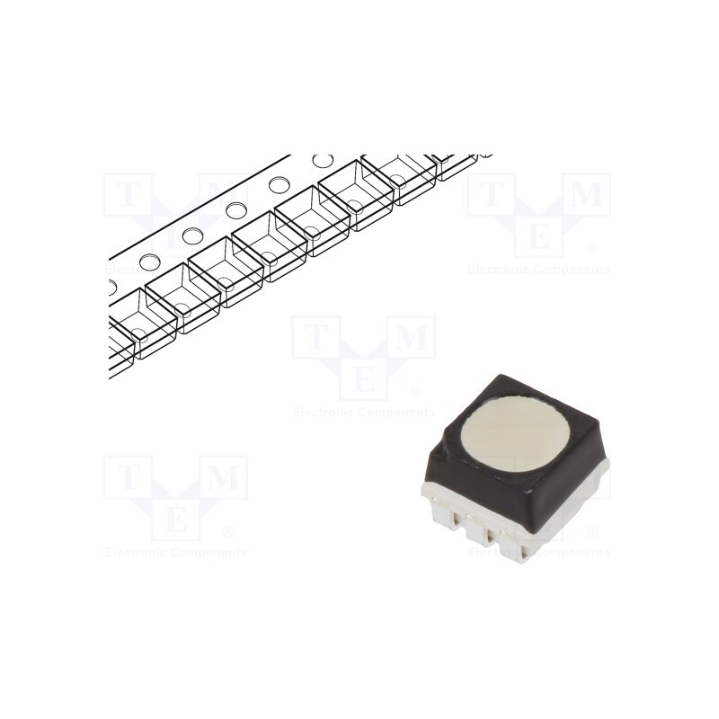 10 pcs x REFOND - RF-W1SA35IS-A47 - LED, SMD, RGB, 3.7x3.5x2.8mm, 110°, 1.7÷2.4/2.7÷3.4/2.7÷3.4V