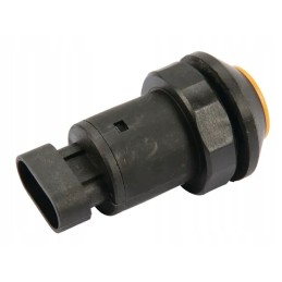 PTO shaft push button switch, round, yellow