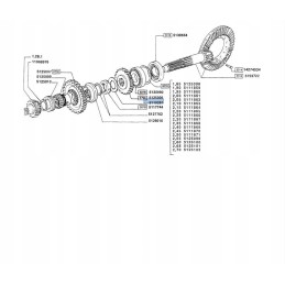 Locking washer 38x70x1 5 new holland