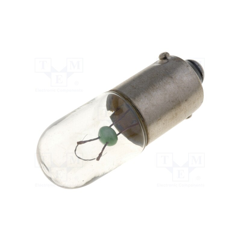 2 pcs x BRIGHTMASTER - LAMP ML1866 - Filament lamp: bayonet, BA9S, 6.3VDC, 250mA, Bulb: T3 1/4, Ø: 10.3mm