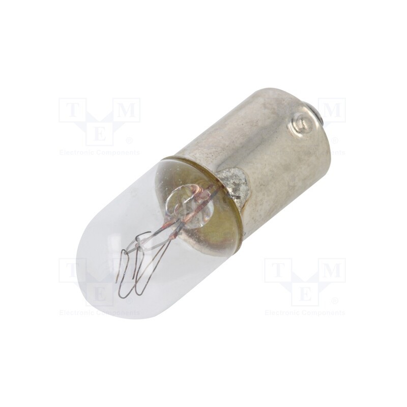2 pcs x BRIGHTMASTER - LAMP 3462 - Filament lamp: bayonet, BA9S, 48VDC, 40mA, Bulb: T3 1/4, 2W, L: 30mm