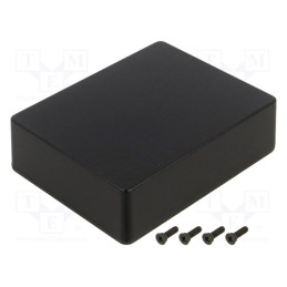1 pcs x HAMMOND - 1590WBBBK - Enclosure: multipurpose, X: 94mm, Y: 119mm, Z: 34mm, 1590W, aluminium