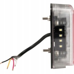 Halogen LED rear lamp, 1W square, 18LED