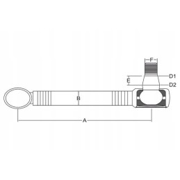 Shp575kr steering rack