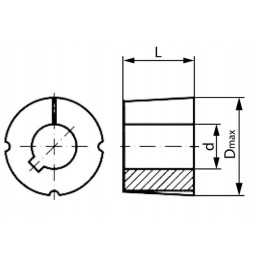 110816tlkr 16mm taper shank bushing