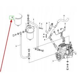 KM385t 10501 engine fuel filter