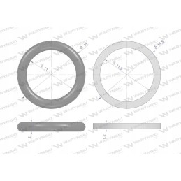 A set of seals for hydraulic quick connectors