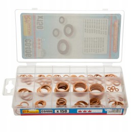 Set of 150 copper washers c0406 corona