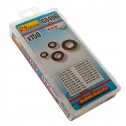 Set of 150 copper washers c0406 corona