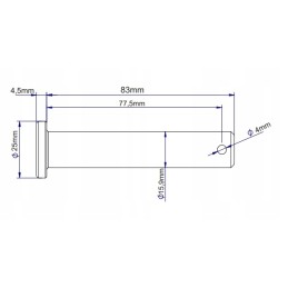 Hanger pin mf3 mf4 massey ferguson mf3 mf4