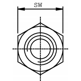 Straight connector male M16x1 5 dnm16 burnett