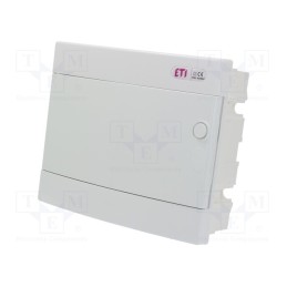 1 pcs x ETI POLAM - ECM12PO - Enclosure: for modular components, IP40, plaster embedded, white
