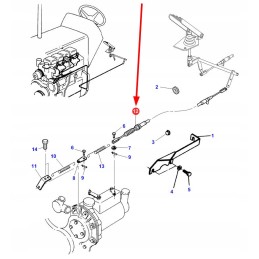 108 45 throttle cable