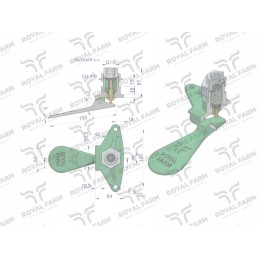 Complete waterer body with tongue rf 20908101 rf