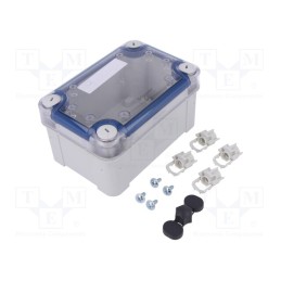 1 pcs x SCHNEIDER ELECTRIC - NSYTBP1397T - Enclosure: multipurpose, X: 93mm, Y: 138mm, Z: 72mm, polycarbonate