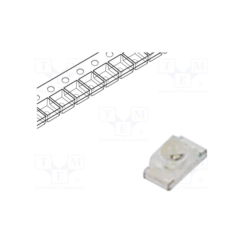 10 pcs x LUCKYLIGHT - SR190AC-2BJ - LED, SMD, 0603, amber, 200÷400mcd, 1.6x0.8x0.95mm, 35°, 1.6÷2.4V