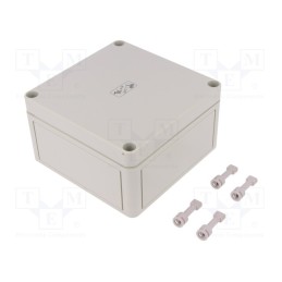 1 pcs x SPELSBERG - 11040501 - Enclosure: multipurpose, X: 130mm, Y: 130mm, Z: 75mm, TK PS, grey