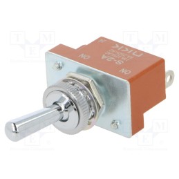 1 pcs x NKK SWITCHES - S2A - Switch: toggle, Pos: 2, SPDT, ON-ON, 6A/250VAC, 20A/30VDC, -30÷70°C