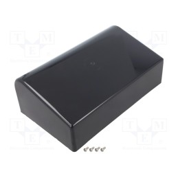 1 pcs x HAMMOND - 1595EBK - Enclosure: desktop, 1595, X: 215mm, Y: 130mm, Z: 75mm, ABS, black