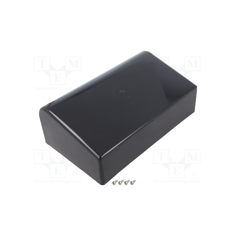 1 pcs x HAMMOND - 1595EBK - Enclosure: desktop, 1595, X: 215mm, Y: 130mm, Z: 75mm, ABS, black