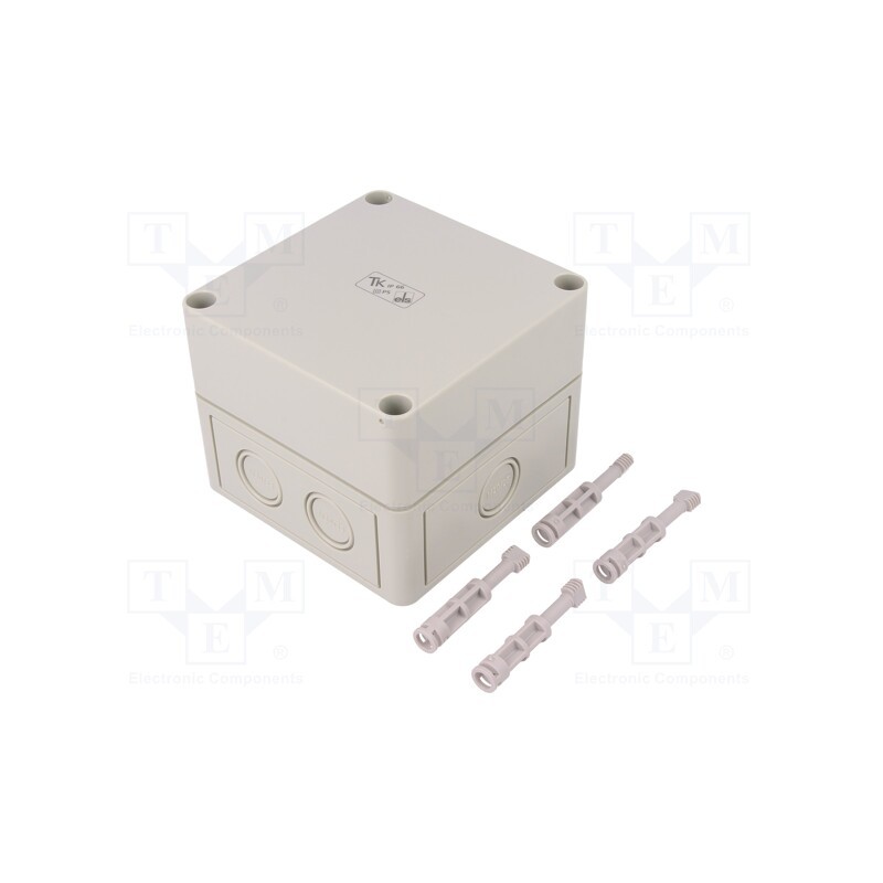 1 pcs x SPELSBERG - 10590401 - Enclosure: multipurpose, X: 110mm, Y: 110mm, Z: 90mm, TK PS, grey