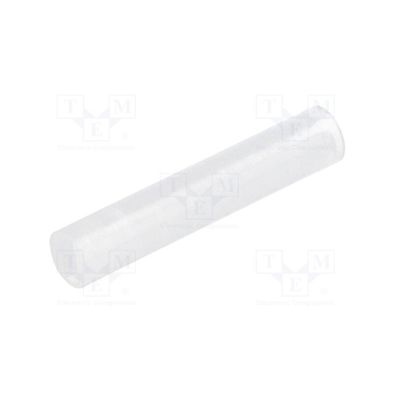 50 pcs x FIX&FASTEN - FIX-LEDS-21 - Spacer sleeve, LED, Øout: 4mm, ØLED: 3mm, L: 21mm, natural, UL94V-2