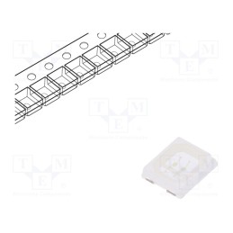 10 pcs x OPTOFLASH - OF-SMD2835G2 - LED, SMD, 2835, green, 3800÷4300mcd, 2.8x3.5x0.75mm, 120°, 2.8÷3.6V