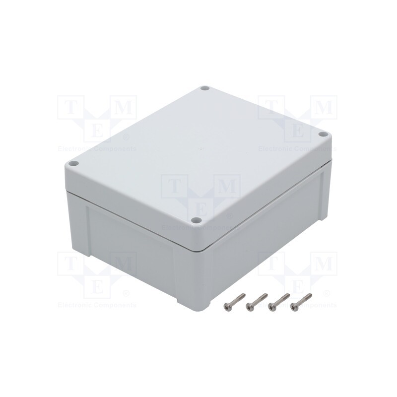 1 pcs x KRADEX - ZP240.190.105JH TM ABS - Enclosure: multipurpose, X: 190mm, Y: 240mm, Z: 105mm, ZP, ABS, gasket