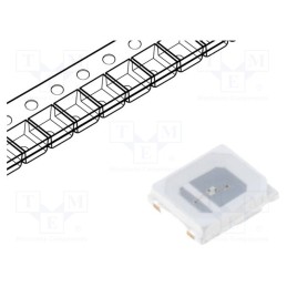 10 pcs x OPTOFLASH - OF-SMD2835B - LED, SMD, 2835,PLCC2, blue, 780÷1000mcd, 2.8x3.5x0.75mm, 120°, 60mA