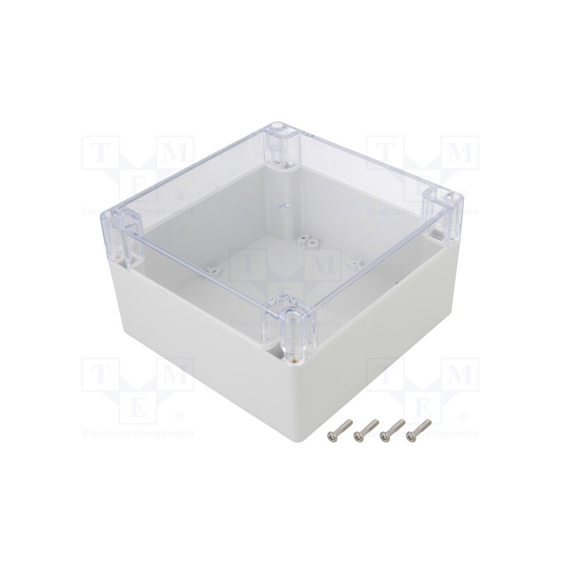 1 pcs x GAINTA - G288C-IP67 - Enclosure: multipurpose, X: 160mm, Y: 160mm, Z: 90mm, polycarbonate