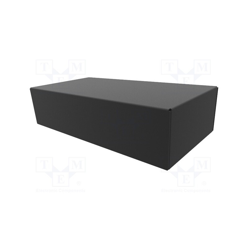 1 pcs x HAMMOND - 1441-10BK3 - Enclosure: enclosure base, X: 102mm, Y: 203mm, Z: 51mm, 1441, steel