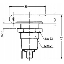 Built-in coaxial sockets