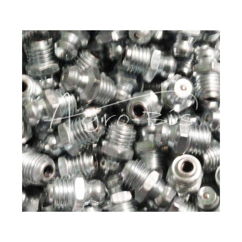 M8x1 straight grease nipple for dispensing grease